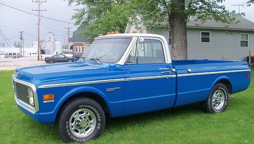 1972 chevy c/20 custom camper pickup