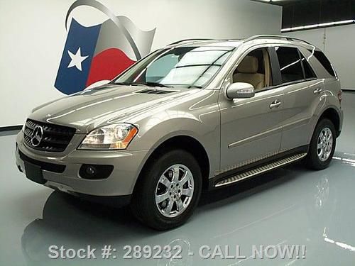 2007 mercedes-benz ml350 4matic awd p2 sunroof nav 65k texas direct auto