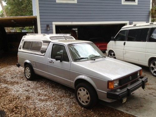 1982 rabbit turbo diesel pickup with a/c vin # 1kg0179cv065875