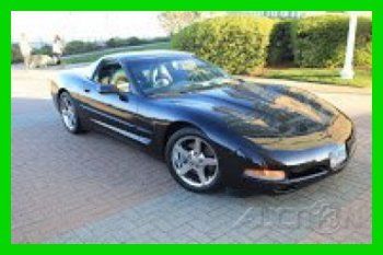 1999 chevy corvette coupe premium 2 t-tops leather low miles