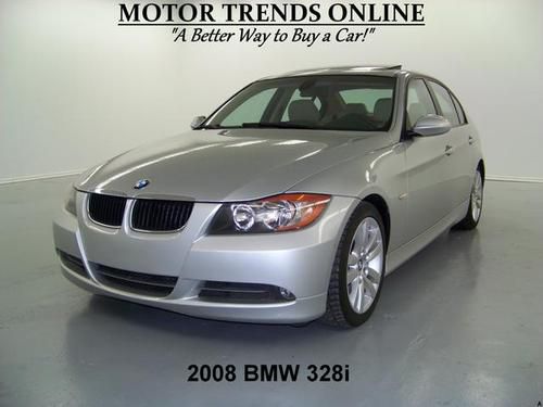 Navigation sunroof premium sport pkg paddle shift 2008 bmw 328 328i 61k houston