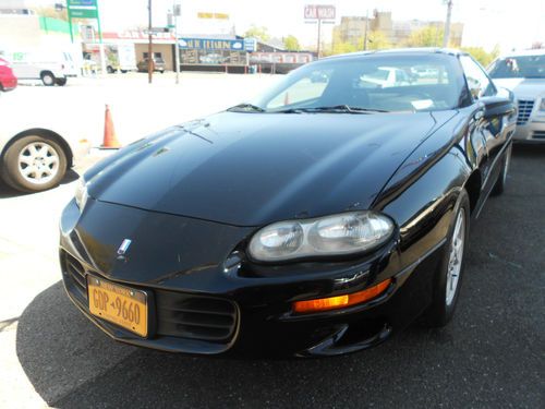 2001 chevrolet camaro z28 coupe 2-door 5.7l ls1 black t-tops low miles monsoon