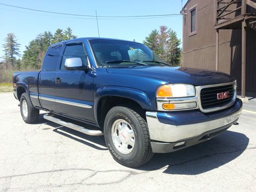 2002 gmc sierra 1500 z71 slt extended cab pickup 4-door leather 4x4