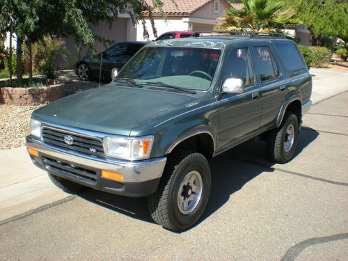 1993 toyota 4runner 4x4 v6 sr5 4-door 5-speed toyota dealer rebuilt engine