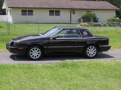 1989 maserati tc convertible rare plum turbo super nice actual miles no reserve