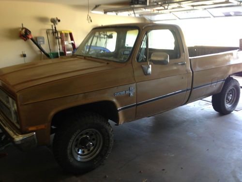 1984 chevy chevrolet k10 4x4 truck