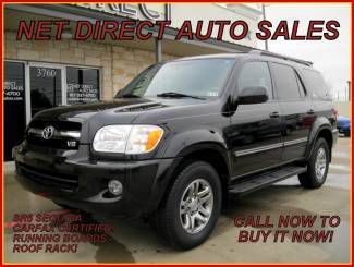 2006 toyota sequoia sr5 roof rack running boards 76k miles certified warranty