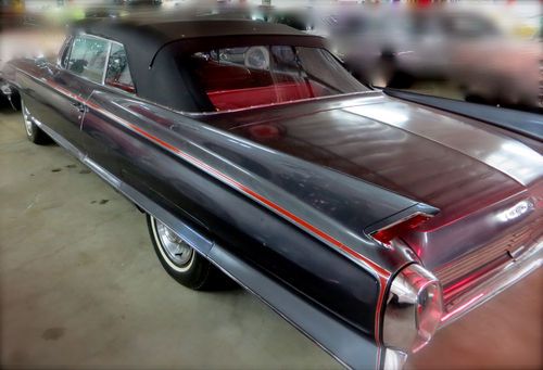 1962 cadillac eldorado convertible..vey rare colors. low miles. calif. ac solid