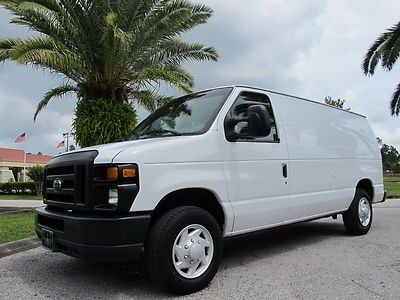 No reserve 2008 ford e-150 cargo van work van serviced fleet maintained clean