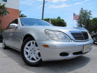 S 500 luxury xenon leather navigation must see carfax guarantee 4dr sdn 5.0l