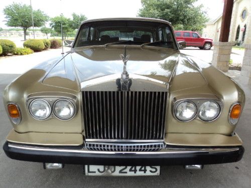 1976 rolls royce silver shadow silver wraith v8 cold ac runs great