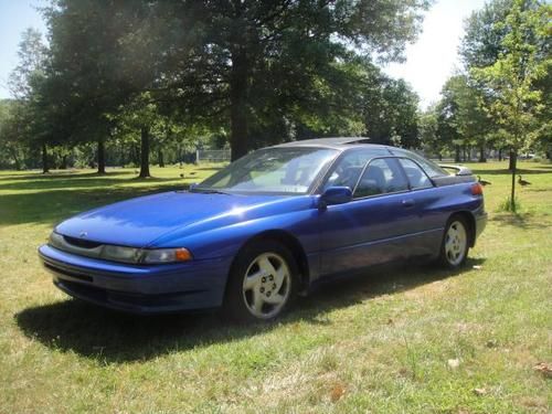 1992 subaru svx lsl top model coupe 2-door 3.3l no reserve leather sunroof awd