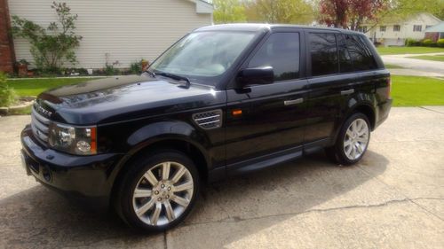 2008 land rover range rover sport supercharged nav, stormer wheels, dvd package