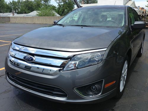 2011 ford fusion sel nav camera leather no reserve rebuilt title