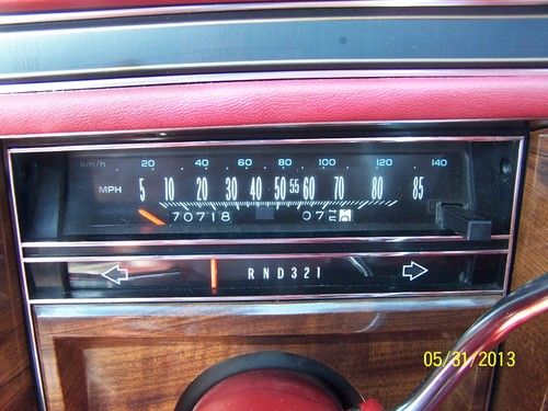 1986 Cadillac Fleetwood Brougham Black / Red Leather Fabulous Condition Exc, image 8