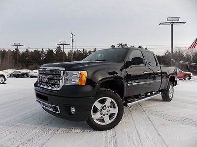 11 gmc sierra 2500hd denali 6.6l duramax diesel nav roof low miles 1-owner clean