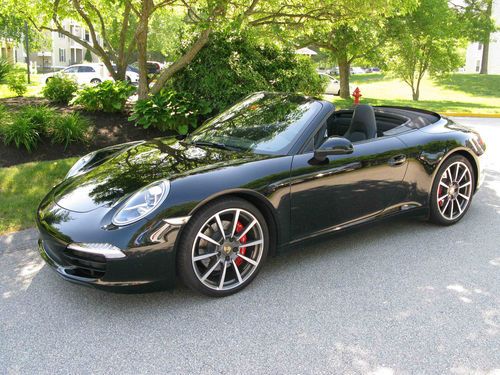 2012 porsche 911s cabriolet 991 new body mint, sold by the owener
