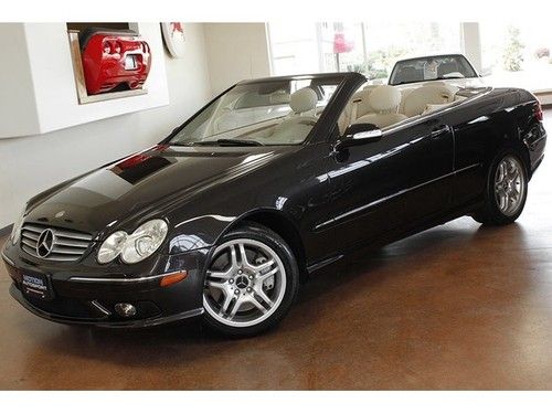 2004 mercedes-benz clk500 designo cabriolet automatic 2-door convertible