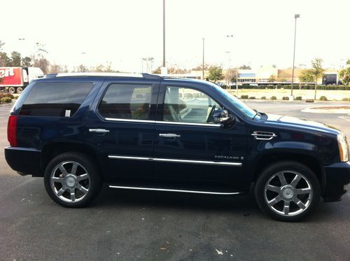 2007 cadillac escalade base sport utility 4-door 6.2l, awd, no reserve