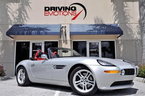 2001 bmw z8! silver/red! hardtop! low miles! v8! rare!!