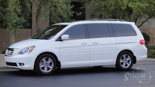 2010 honda odyssey touring mini van nav tv dvd loaded one owner only 20,565 mile