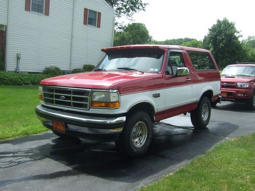 95 ford bronco 4x4, 5.0 auto trans fully loaded clean truck!!!