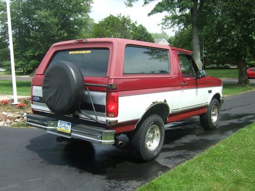 95 Ford Bronco 4X4, 5.0 auto trans fully loaded clean truck!!!, US $3,650.00, image 4