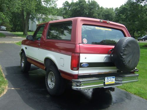 95 Ford Bronco 4X4, 5.0 auto trans fully loaded clean truck!!!, US $3,650.00, image 5