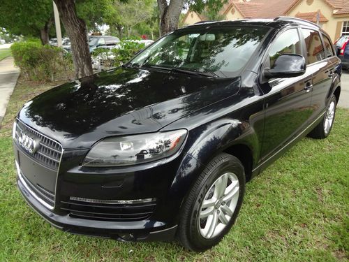 2007 audi q7 - 3.6 v6 - quattro - blue / black - base model - 2 owners