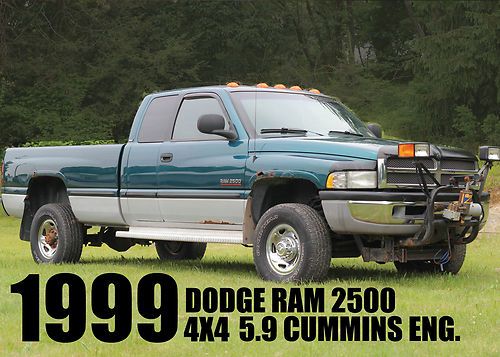 99 dodge ram 2500 4x4 cummins 24 valve turbo diesel