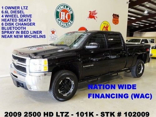 2009 silverado 2500hd ltz z-71 4x4,diesel,htd lth,bose,17in whls,101k,we finance