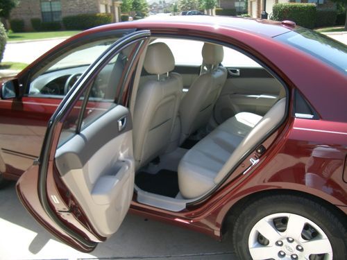 2008 hyundai sonata gl sedan 4-door 2.4l, , leather, sun roof,