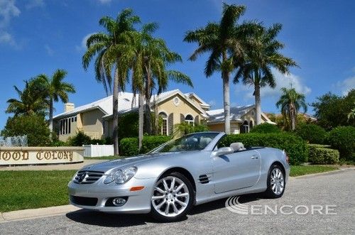 2007 mercedes benz sl500**low miles**navi**xenon**bose**1 fla owner**