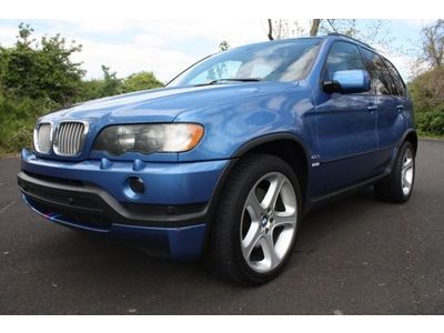 2002 BMW X5 4.6si ESTORIL BLUE AWD Leather Sunroof, US $10,500.00, image 4