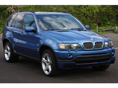 2002 BMW X5 4.6si ESTORIL BLUE AWD Leather Sunroof, US $10,500.00, image 5
