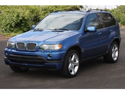 2002 BMW X5 4.6si ESTORIL BLUE AWD Leather Sunroof, US $10,500.00, image 7