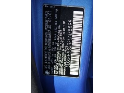 2002 BMW X5 4.6si ESTORIL BLUE AWD Leather Sunroof, US $10,500.00, image 84