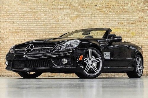 2009 mercedes benz sl63 amg! 1ownr! pano roof! keyless go! only 36k mi!