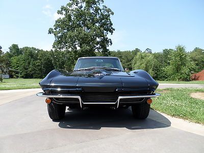 1963 Corvette Split Window Black 4-Speed A/C 67 delivery Financing Delivery, image 6