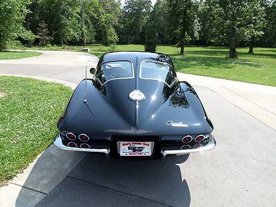 1963 Corvette Split Window Black 4-Speed A/C 67 delivery Financing Delivery, image 9