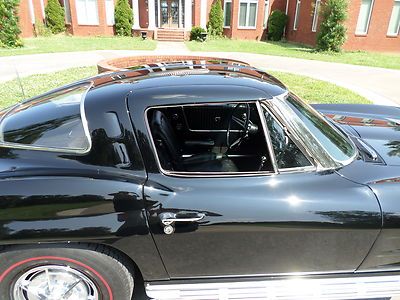 1963 Corvette Split Window Black 4-Speed A/C 67 delivery Financing Delivery, image 11
