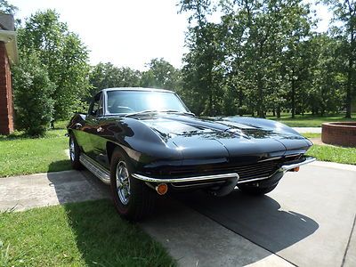 1963 Corvette Split Window Black 4-Speed A/C 67 delivery Financing Delivery, image 13