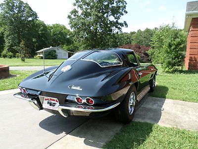 1963 Corvette Split Window Black 4-Speed A/C 67 delivery Financing Delivery, image 14