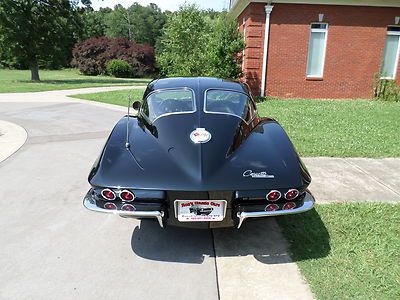 1963 Corvette Split Window Black 4-Speed A/C 67 delivery Financing Delivery, image 15