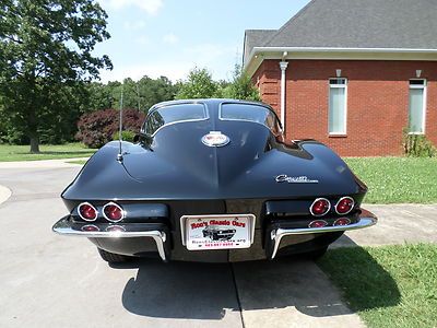 1963 Corvette Split Window Black 4-Speed A/C 67 delivery Financing Delivery, image 16