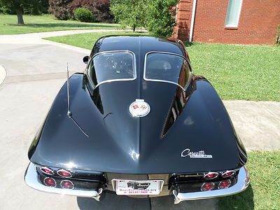 1963 Corvette Split Window Black 4-Speed A/C 67 delivery Financing Delivery, image 17