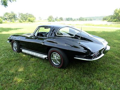 1963 Corvette Split Window Black 4-Speed A/C 67 delivery Financing Delivery, image 19