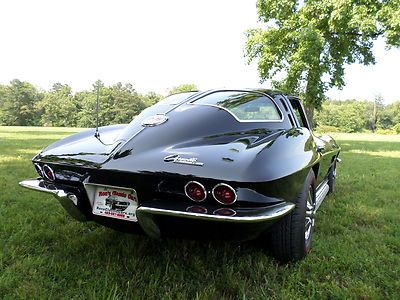 1963 Corvette Split Window Black 4-Speed A/C 67 delivery Financing Delivery, image 22
