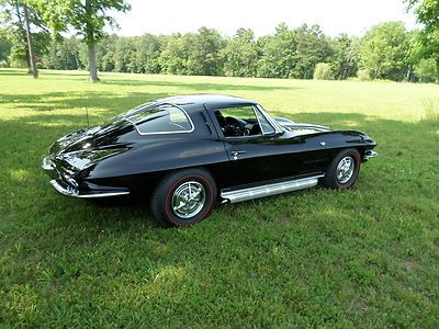 1963 Corvette Split Window Black 4-Speed A/C 67 delivery Financing Delivery, image 26