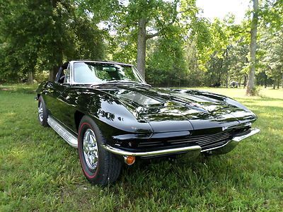 1963 Corvette Split Window Black 4-Speed A/C 67 delivery Financing Delivery, image 29